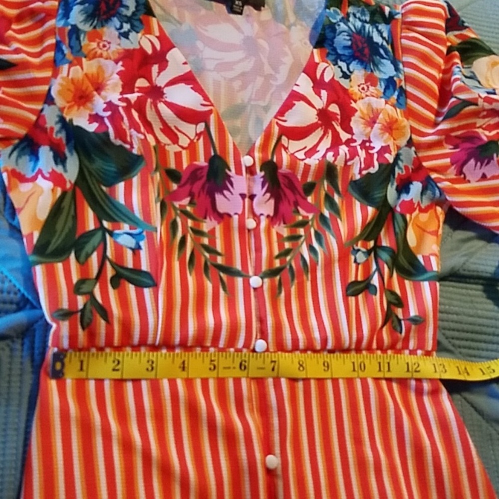NWOT LULU’STROPICAL FLORAL FULL SKIRT MAXI DRESS - Picture 10 of 13